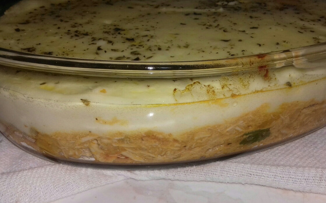 Escondidinho de frango com batata