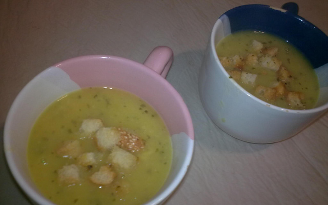 Sopa de Mandioquinha com Gengibre