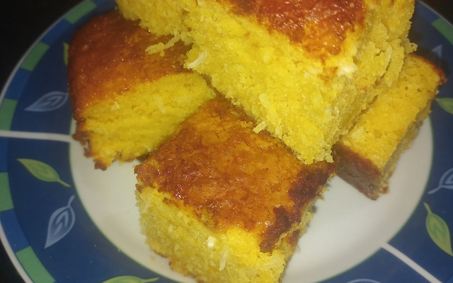 Bolo de abóbora crua