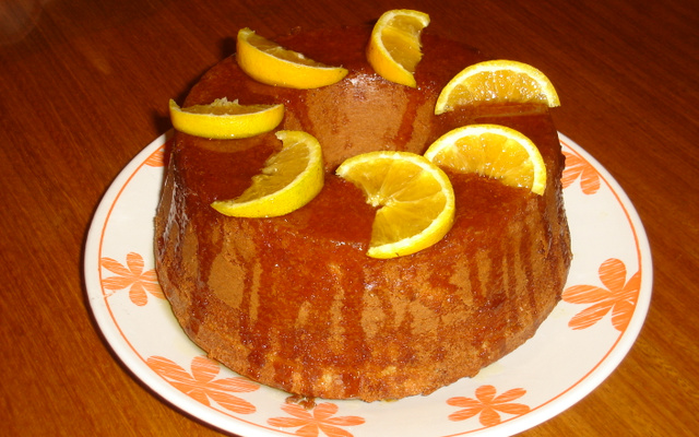 Bolo de laranja de microondas
