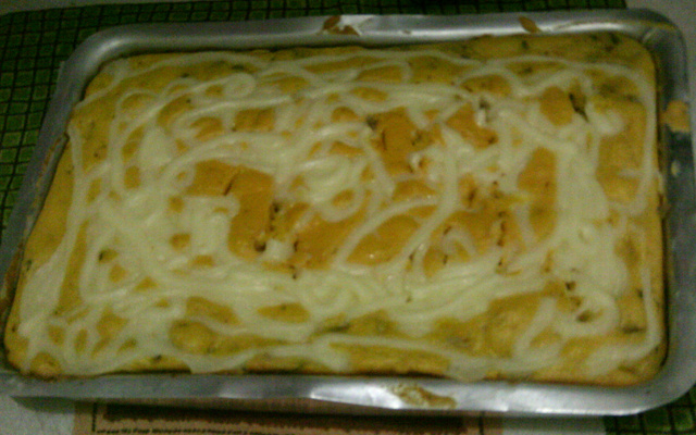 Torta de cenoura recheada