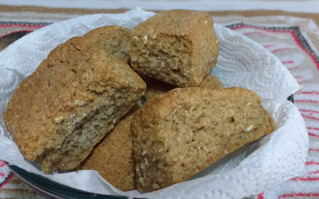 Pão de minuto integral