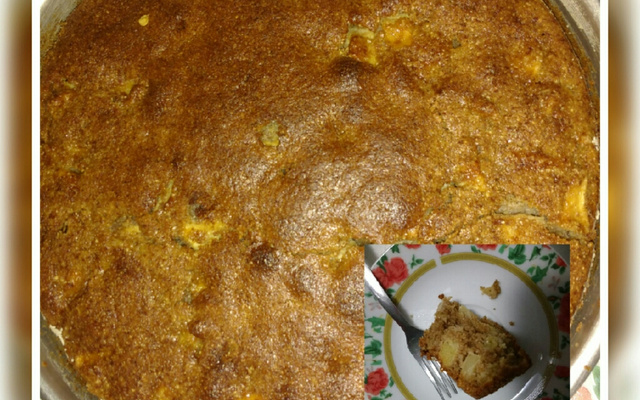 Bolo de maçã 100% integral