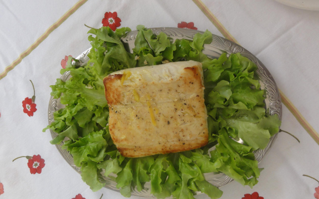 Lombo de cação assado