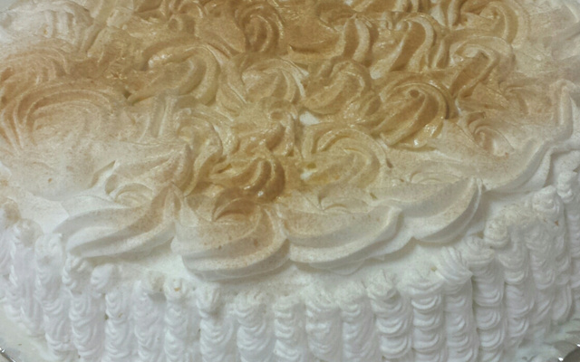 Bolo brigadeiro de laranja