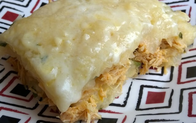 Escondidinho de aipim com frango