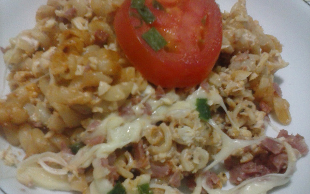 Macarrão sabor pizza