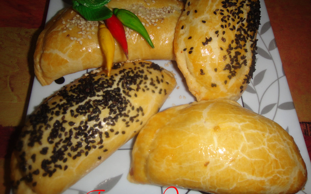 Pastel assado de iogurte