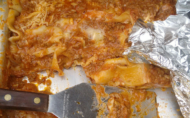 Lasanha à bolonhesa