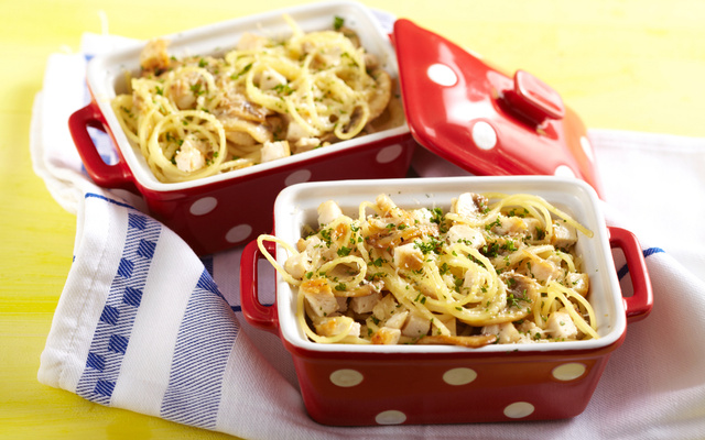 Macarrão de forno de Natal