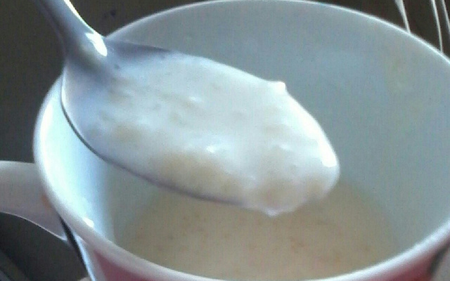 Tapioca cremosa com coco