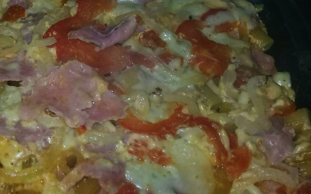 Macarrão talharim de forno