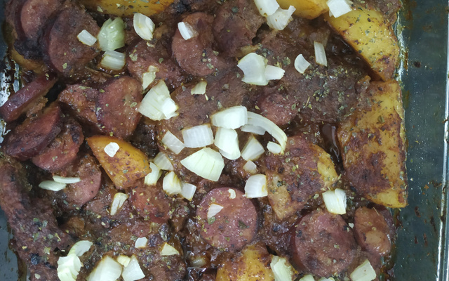 Contra filé com molho de cerveja ao forno