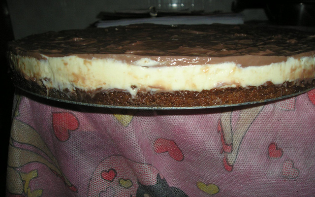 Torta de limão com chocolate