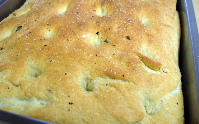 Focaccia com alecrim