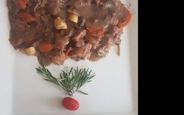 Coq au vin - galo (frango) ao vinho