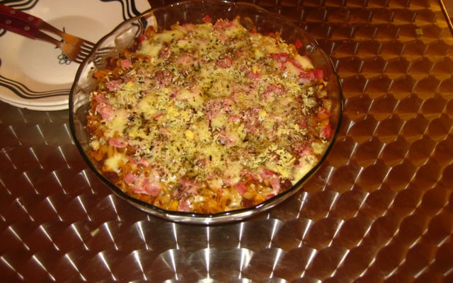 Macarronada tipo lasanha