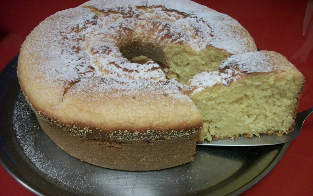 Bolo rústico de milho verde