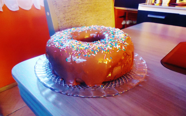 Bolo de chocolate fofinho