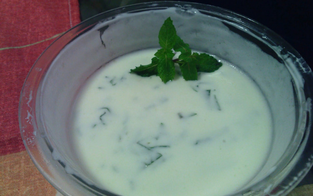 Molho delicioso de iogurte