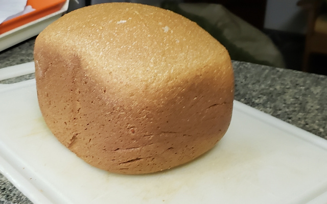 Pão integral na máquina de pão