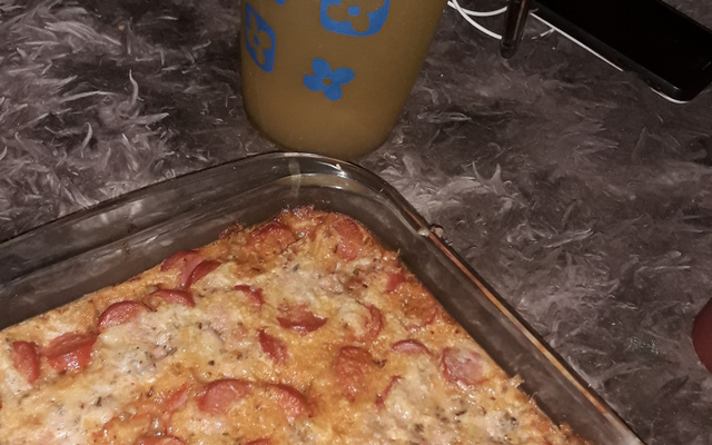 Cachorro quente de forno