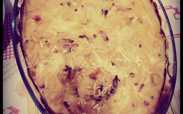 Filé sassami ao molho branco bem simples