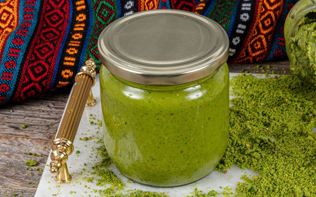 Pasta de pistache caseira