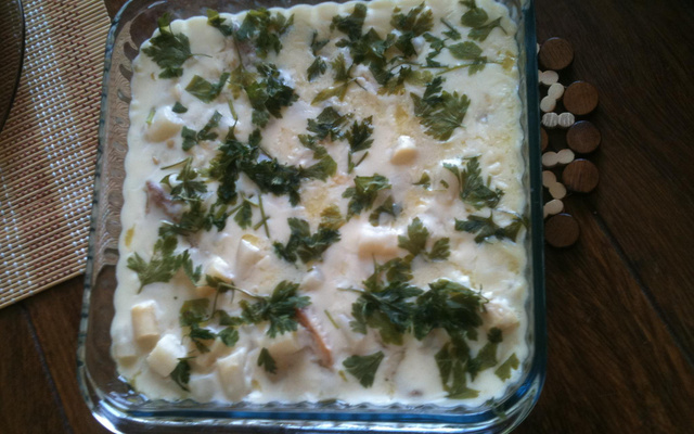 Filés de peixe ao creme