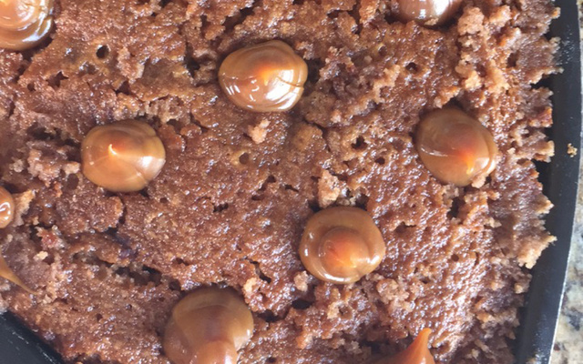 Bolo churros de liquidificador