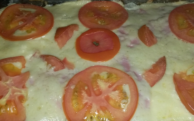 Lanche de presunto e queijo fácil 