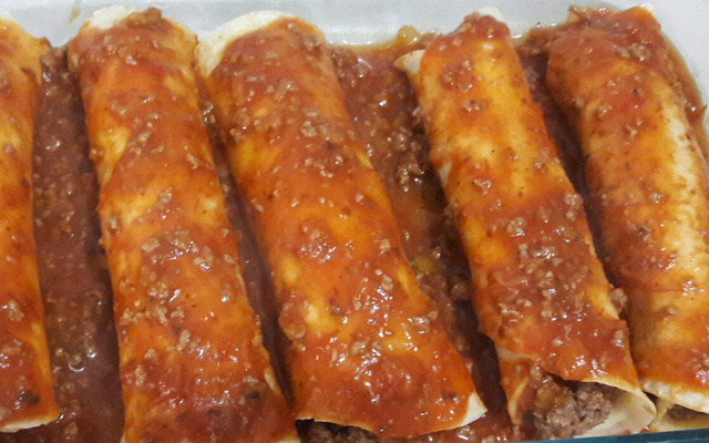 Panqueca de carne moída