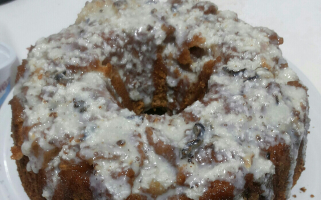 Bolo de maçã com canela