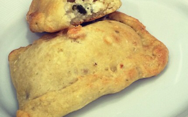 Pastel assado de ricota