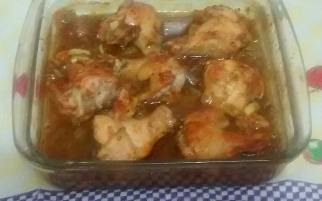 Drumette ao forno do Eduardo