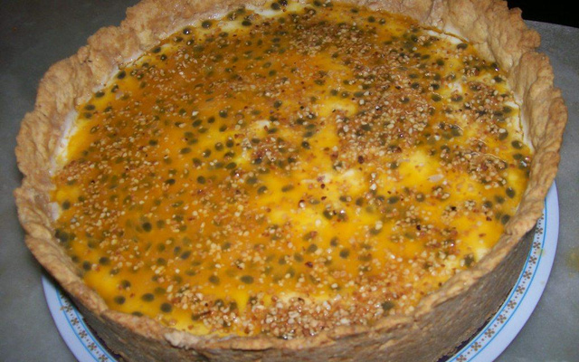 Torta de maracujá Dedê