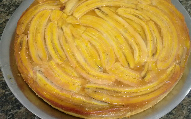 Bolo fofinho de banana