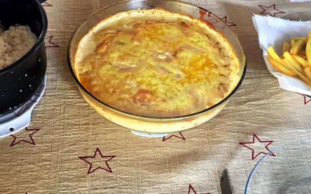 Filé de frango ao molho branco