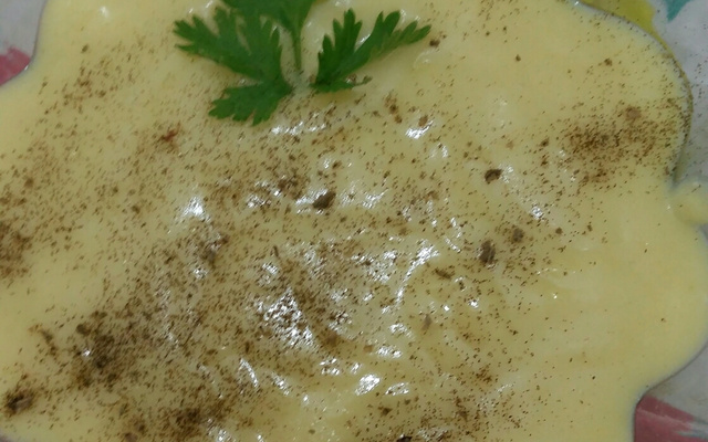 Purê de batata temperado light