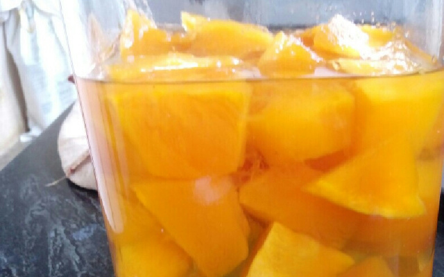 Doce de abóbora em calda