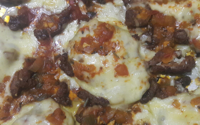 Carré ao molho e queijos