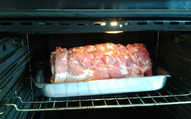 Lombo suíno recheado