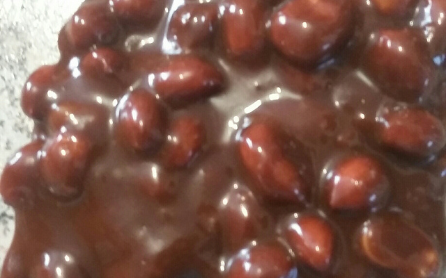 Pé de moleque chocolate