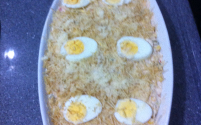 Salpicão de frango com maionese