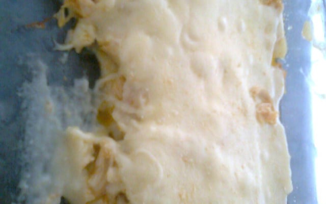 Souflé cremoso de frango