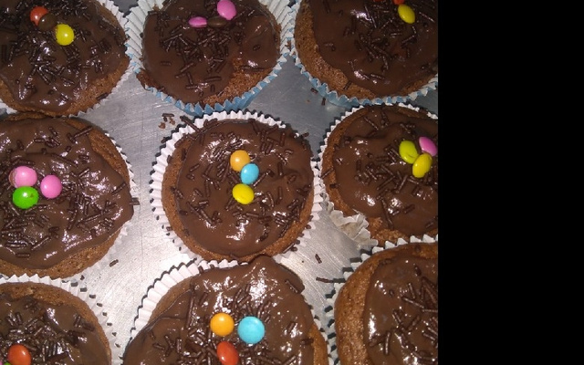 Cupcake de chocolate