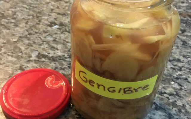 Gengibre em conserva