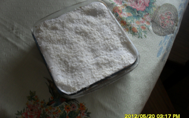 Pavê de chocolate com cobertura de Maria-mole