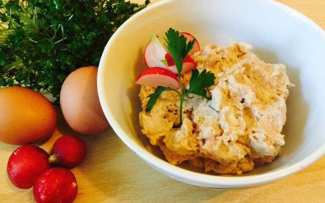 Recheio de pasta de carne para massas