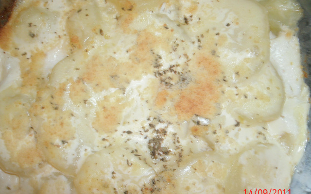 Batata gratinada